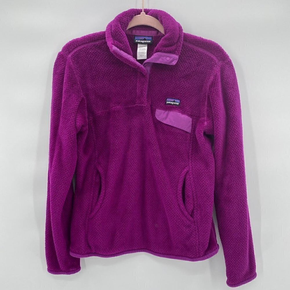 Patagonia Polartech Purple Fleece Pullover Women’s Size S